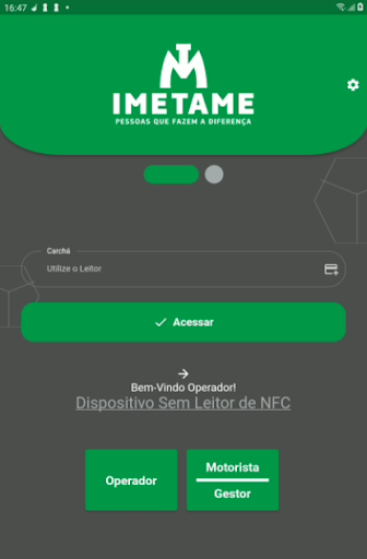 Android application Produtividade Merecimento screenshort