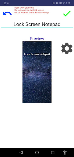 Lock Screen Notepad Screen 2