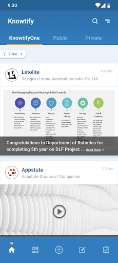 Android application Knowtify - Authentic Info App screenshort