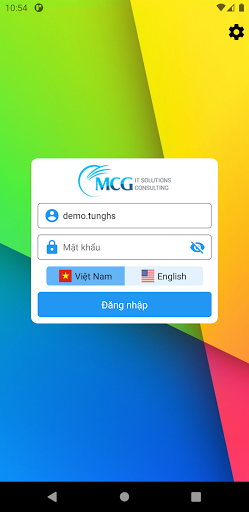 Android application MCG HRIS screenshort