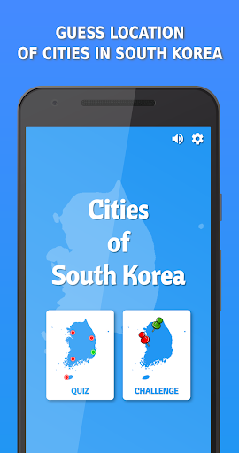 Android application Cities of South Korea screenshort