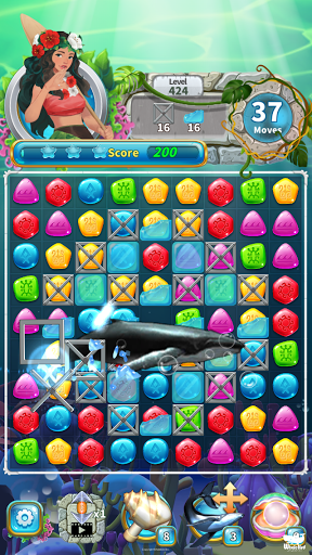 Jewel Aloha- Ocean Match 3 Puzzle 1.0.32 screenshots 1