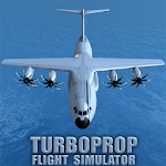 Cover Image of Baixar Simulador de vôo turboélice 3D  APK