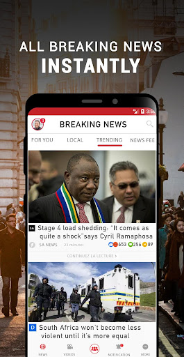 South Africa Breaking News Screen 3