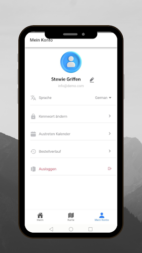 Android application GM Fahrer screenshort