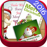 Christmas cards 2016  to send icon