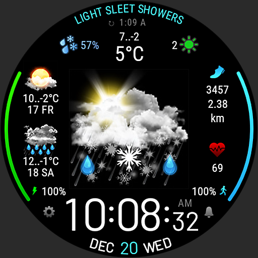 Best weather online watch face