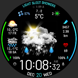 Icon image Weather watch face W5