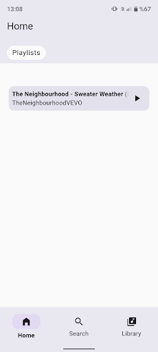 Android application Download Listen Music screenshort