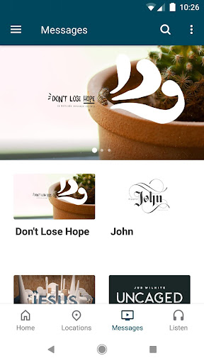 Screenshot of Hillside Christian Church