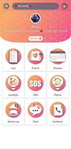 Android application Dscover screenshort