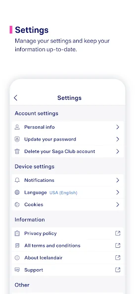 Icelandair UI shots 8