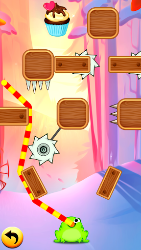 Android application Frog Thife: Candy Thief Puzzle screenshort