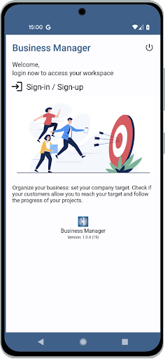 Android application Business Manager Smart screenshort