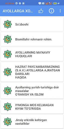 Anteprima dell'app