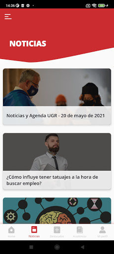 UGR App Universidad de Granada Screen 3