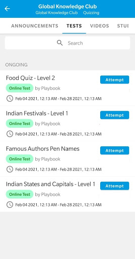TPB Classes Screen 3