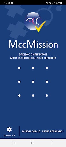 Android application MccMission V3 screenshort