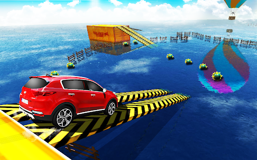 Water Car Stunt Game   Extreme Surfer Racer