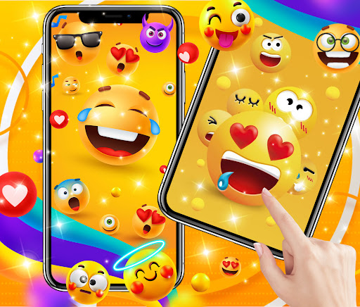 Android application Emoji Live Wallpapers HD screenshort