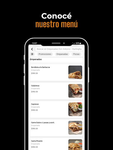 Empanadas Don Antonio Screen 3