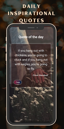 Android application Daily inspirational quotes screenshort