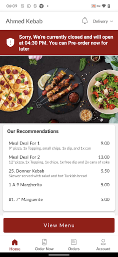 Ahmed Kebab Screen 2