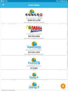 CA Lottery Official App Screenshot
