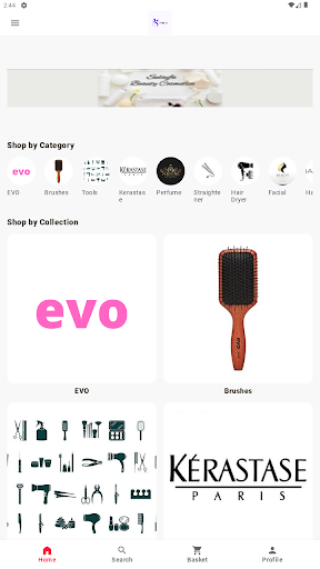 Android application Sulayfa beauty cosmetics screenshort