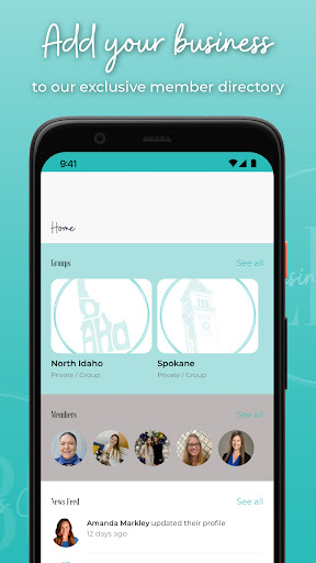 Ladies Business Community Screen 2