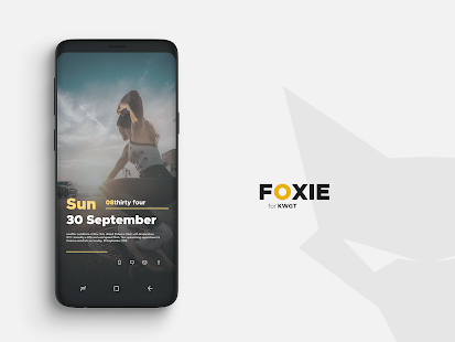 Foxie for KWGT Capture d'écran