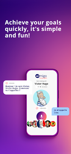 Aimigo : Learn a language Screen 2