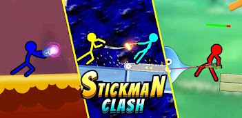 Jugar a Stickman Clash: Fun Fight Game gratis en la PC, así es como funciona!