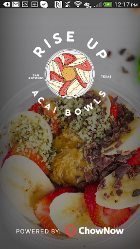 Android application Rise Up Acai Cafe screenshort