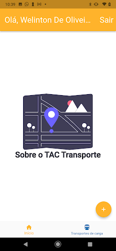 TAC Transporte Screen 2