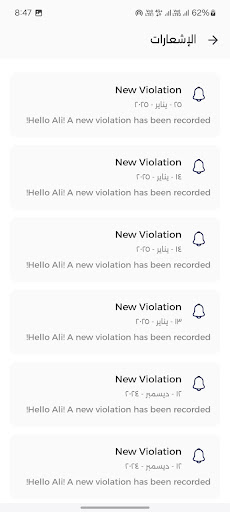 نظام المخالفات المرورية