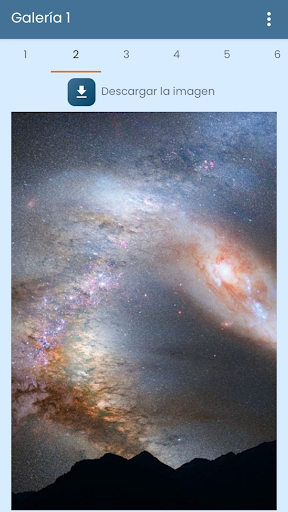 Fondos de Galaxias y estrellas Screen 2