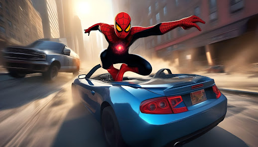 Omega Superhero Stunt Car Game 1.4 APK + Mod (Free purchase) for Android