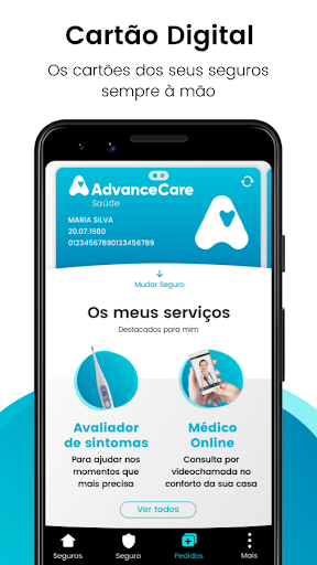 Android application myAdvanceCare screenshort