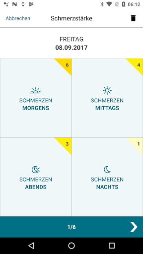 Das Schmerztagebuch – Pain Tra Screen 3