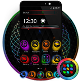 Color Fluorescent Black theme icon