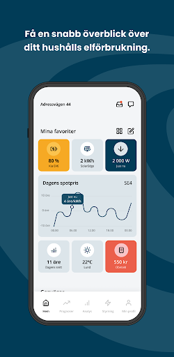 Android application Kraftringen screenshort