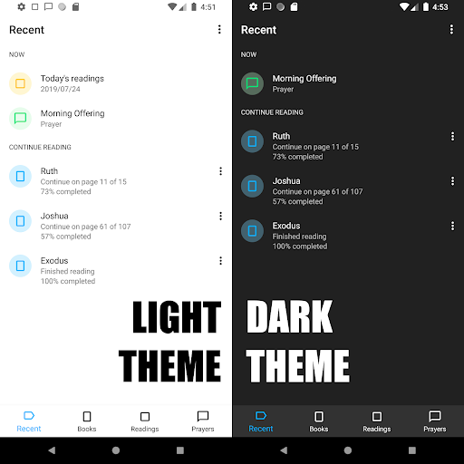Android application Bacu Bible screenshort