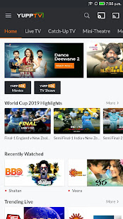 YuppTV - LiveTV, Movies, Music, IPL Live, Cricket for pc screenshots 1
