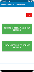 Linear Meter - m2 - calculator Unknown