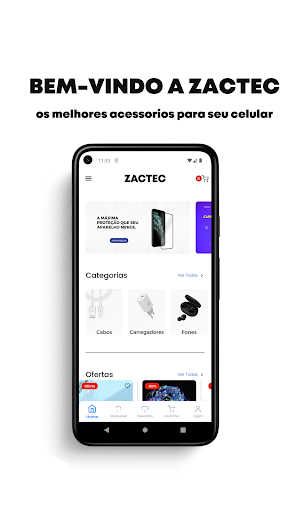Android application Zactec screenshort