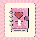 Secret Diary : Diary with lock icon