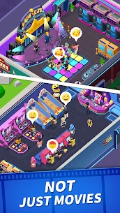 Idle Cinema Empire Tycoon Game MOD APK (Unlimited Money) Download 4