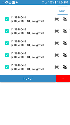 Courier Connex Mobile Screen 3