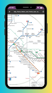 Rome Metro Map 2023